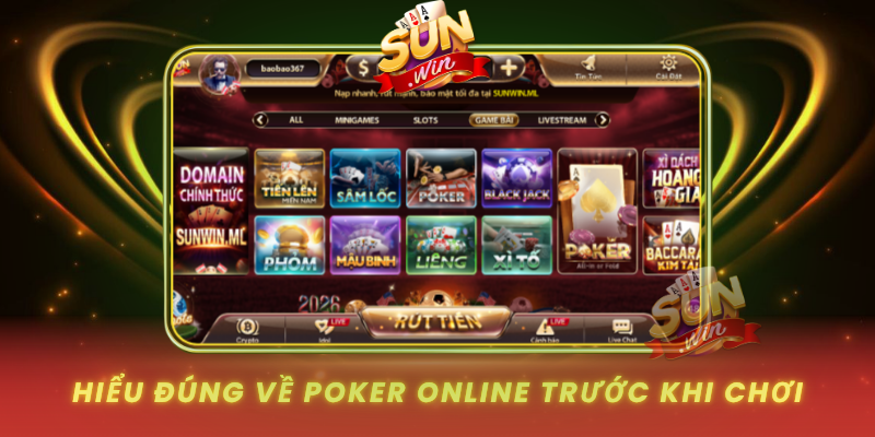 Hieu Dung Ve Poker Online Truoc Khi Choi