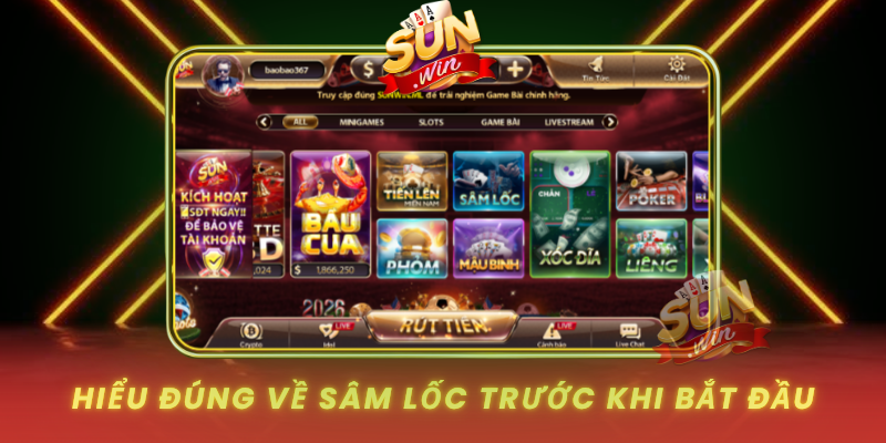 Hieu Dung Ve Sam Loc Truoc Khi Bat Dau