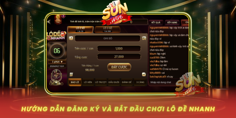 Huong Dan Dang Ky Va Bat Dau Choi Lo De Nhanh