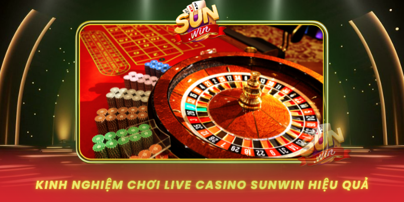 Live Casino SUNWIN - Sân Chơi Cá Cược Trực Tuyến Uy Tín 3 Kinh Nghiem Choi Live Casino Sunwin Hieu Qua