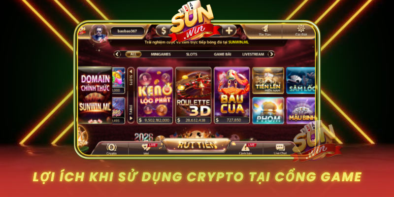Loi Ich Khi Su Dung Crypto Tai Cong Game