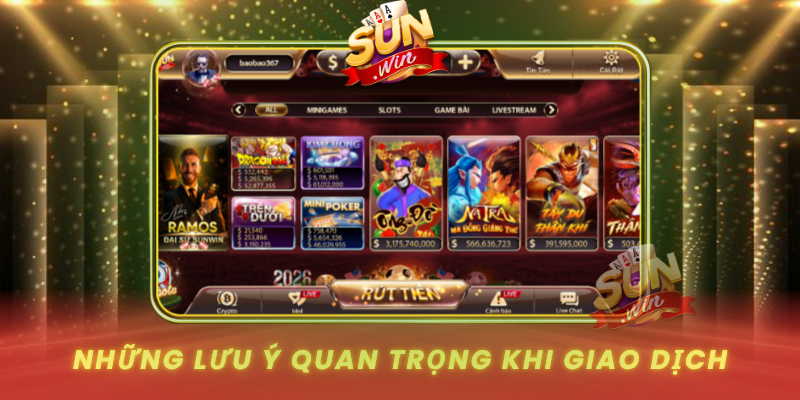 Nhung Luu Y Quan Trong Khi Giao Dich