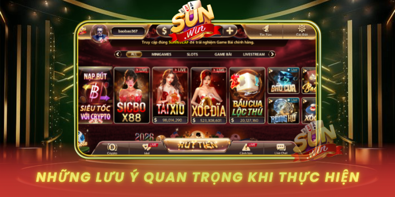 Nhung Luu Y Quan Trong Khi Thuc Hien