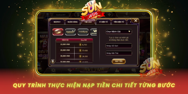 Quy Trinh Thuc Hien Nap Tien Chi Tiet Tung Buoc