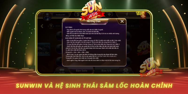 Sunwin Va He Sinh Thai Sam Loc Hoan Chinh
