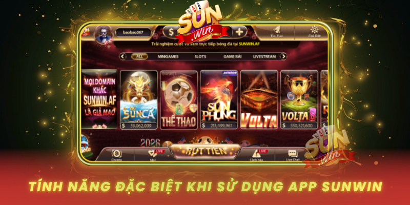 Tải App SUNWIN - Cổng Game Giải Trí Hàng Đầu Việt Nam 3 Tinh Nang Dac Biet Khi Su Dung App Sunwin