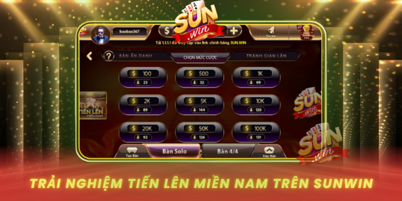 Trai Nghiem Tien Len Mien Nam Tren Sunwin Co Gi Dac Biet